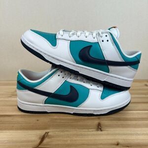 Nike Dunk Low Retro sneakers shoes Mens 11.5 Dusty Cactus White Green Blue Pink